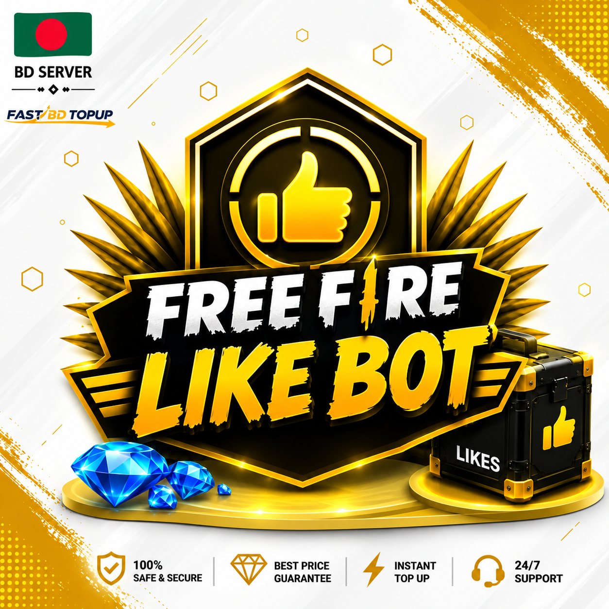 FREE FIRE LIKE BOT 🤖