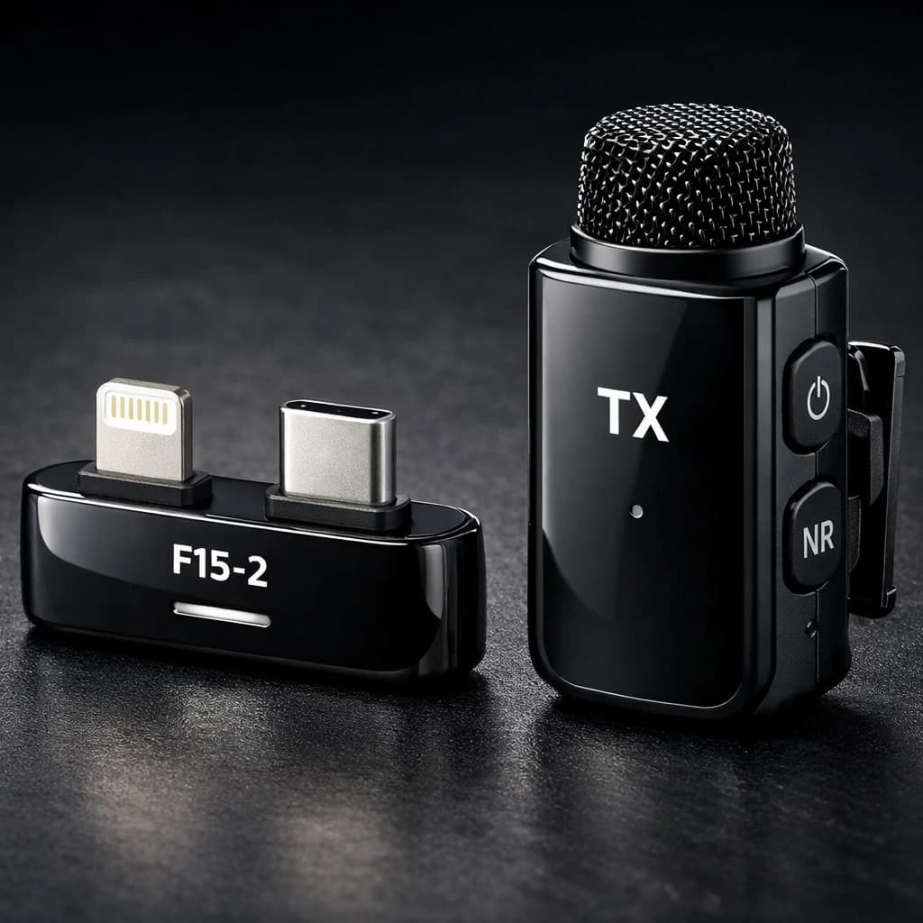 F15-2 Dual Noise Cancelling Wireless Microphone